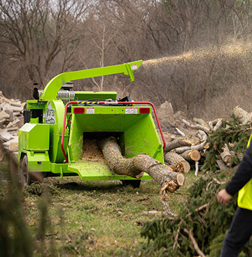 Tree Removal with Wood Chipping Services